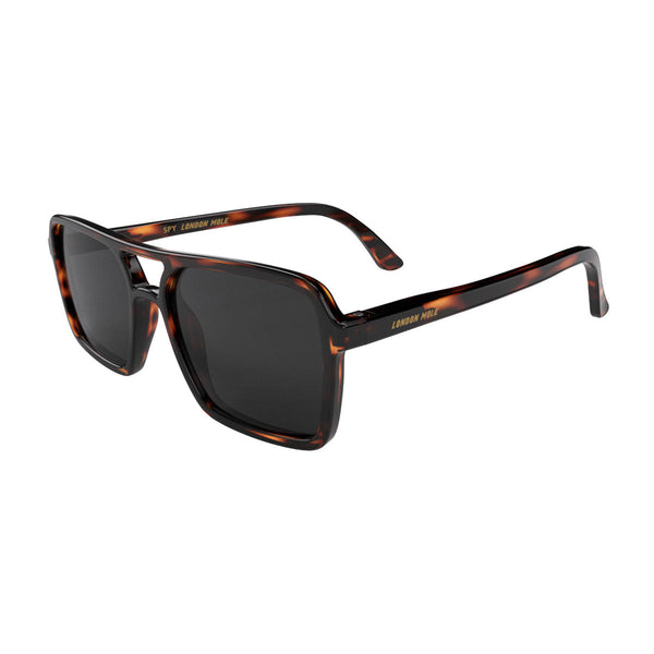 London Mole Spy Sunglasses In Gloss Tortoiseshell