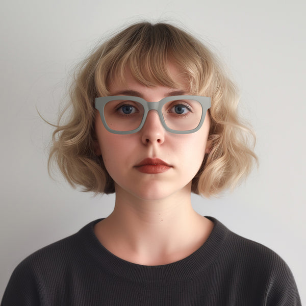 London Mole Tricky Reading Glasses In Matt Grey