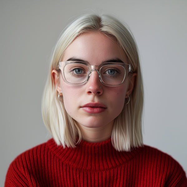 London Mole Tricky Reading Glasses In Transparent