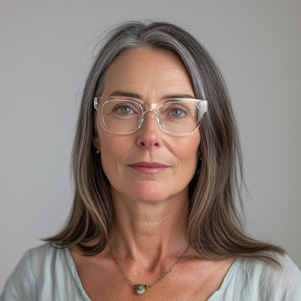 London Mole Tricky Reading Glasses In Transparent