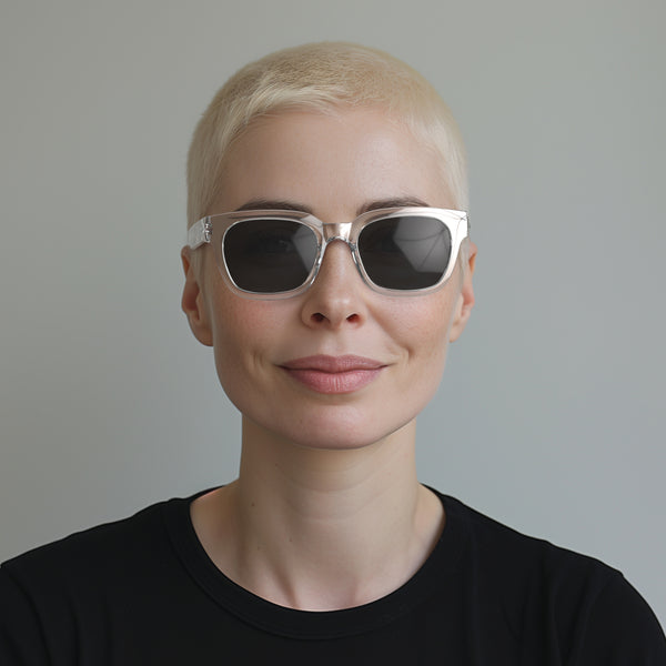 London Mole Tricky Sunglasses In Transparent