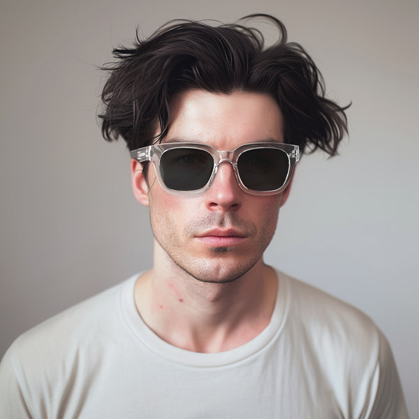 London Mole Tricky Sunglasses In Transparent