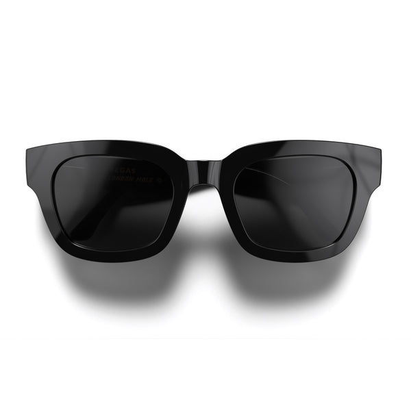london mole Vegas sunglasses in gloss black
