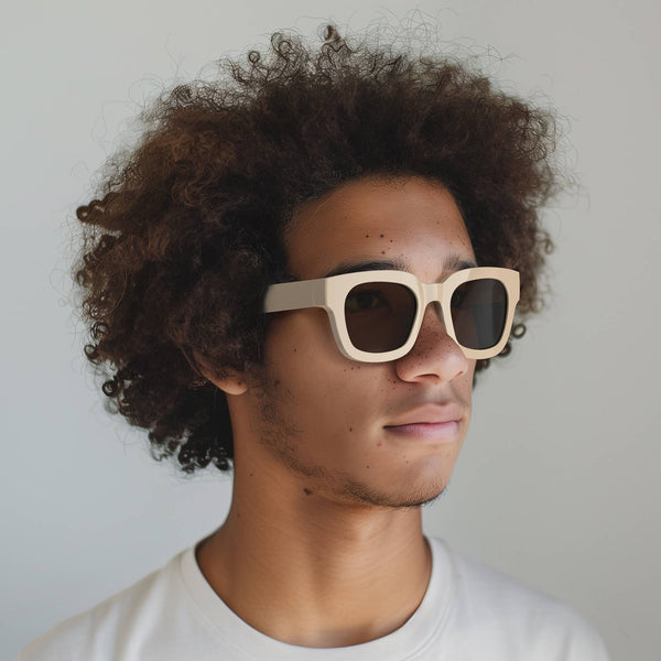London Mole Vegas Sunglasses In Gloss Cream