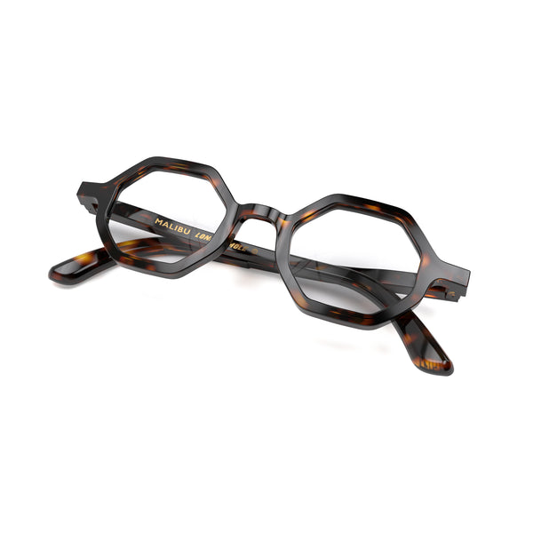 London Mole Malibu Reading Glasses In Gloss Tortoiseshell