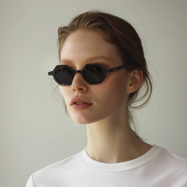 London Mole Malibu Sunglasses In Rubberised Tortoiseshell