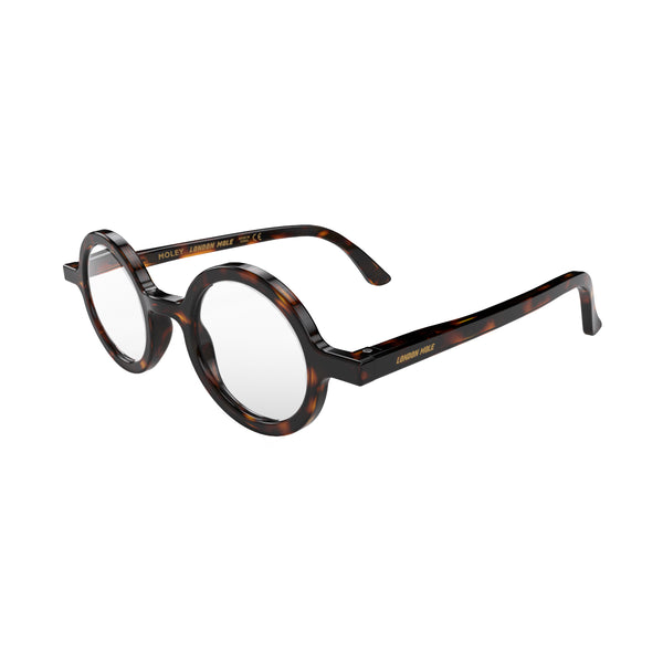 London Mole Moley Blue Blocker Glasses In Gloss Tortoiseshell