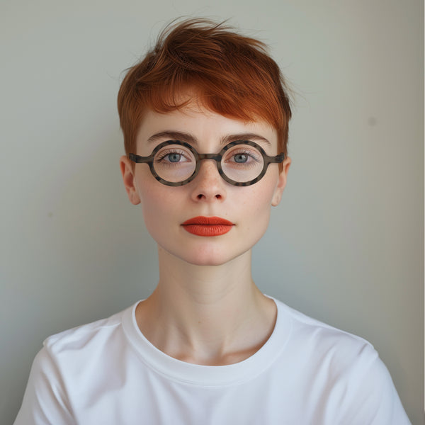 London Mole Moley Blue Blocker Glasses In Matt Pale Tortoiseshell