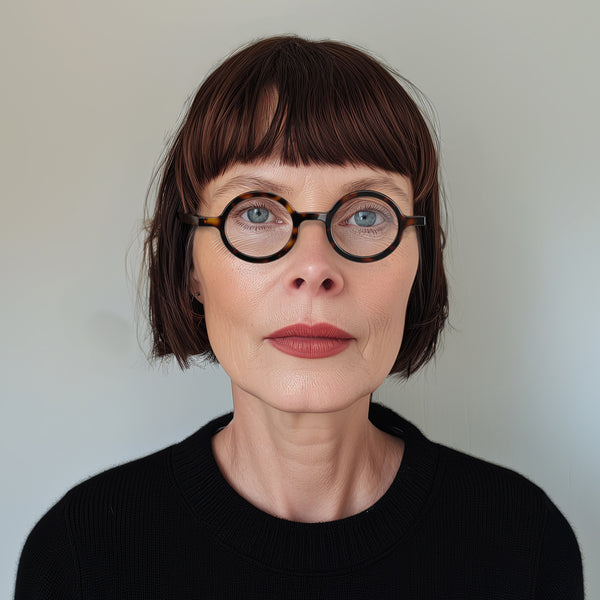 London Mole Moley Reading Glasses In Gloss Tortoiseshell