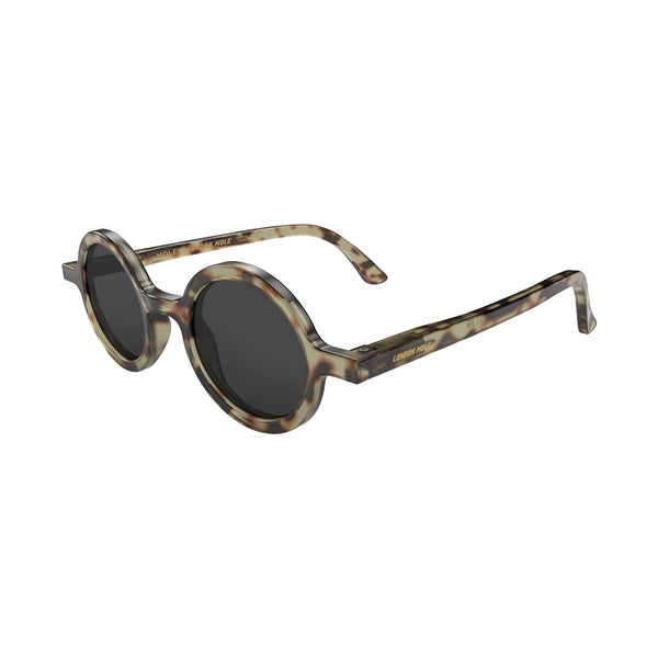 London Mole Moley Sunglasses In Gloss Pale Tortoiseshell