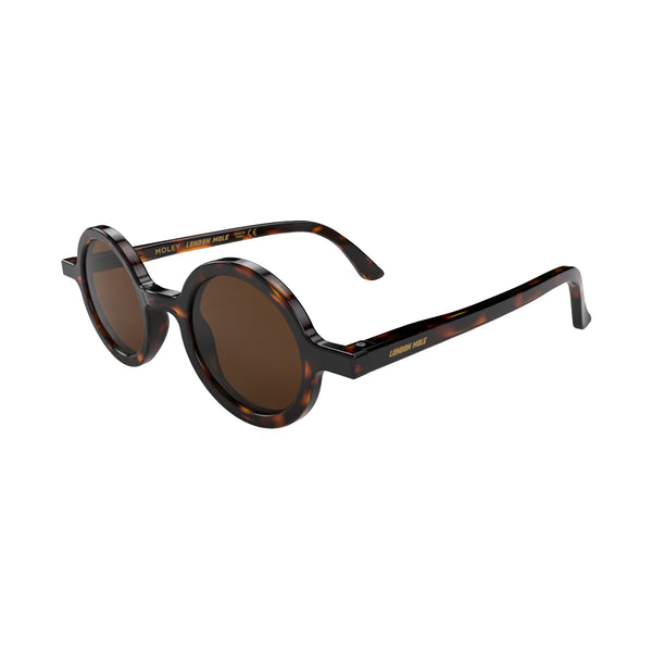 London Mole Moley Sunglasses In Gloss Tortoiseshell With Brown Lenses