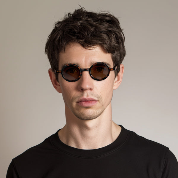 London Mole Moley Sunglasses In Gloss Tortoiseshell With Brown Lenses