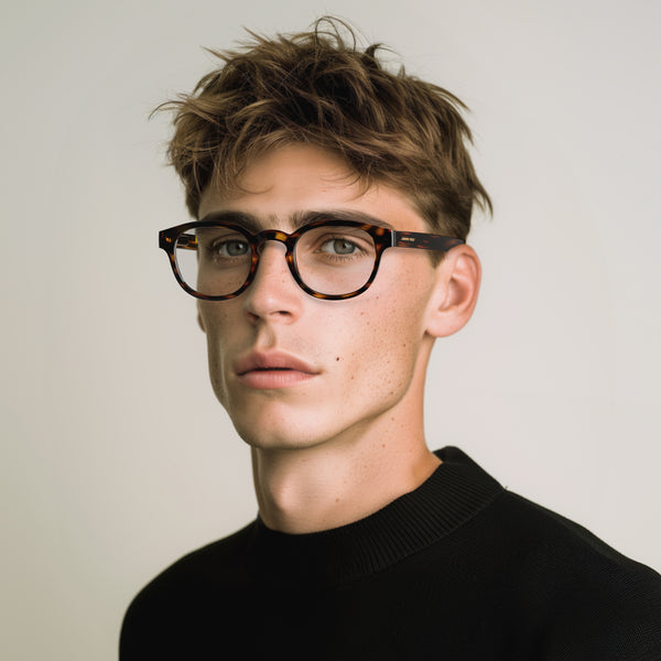 London Mole Monalux Reading Glasses In Gloss Tortoiseshell