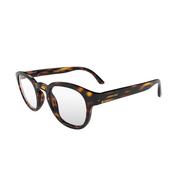 London Mole Monalux Reading Glasses In Gloss Tortoiseshell