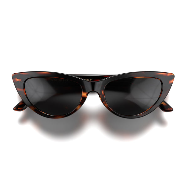 london mole Naughty sunglasses in gloss tortoiseshell