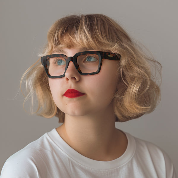 London Mole Phoenix Reading Glasses In Rubberised Tortoiseshell