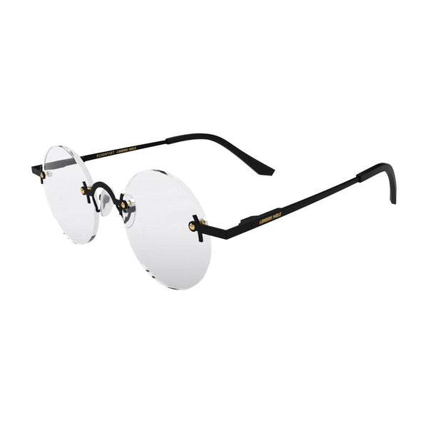 London Mole Scientist Blue Blocker Glasses In Matt Black