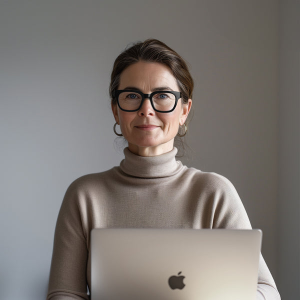 London Mole Tricky Blue Blocker Glasses In Gloss Black