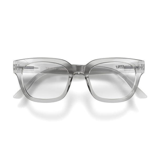 london mole Tricky blue blocker glasses in transparent