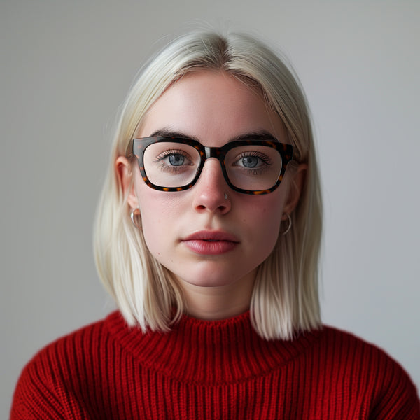 London Mole Tricky Reading Glasses In Gloss Tortoiseshell