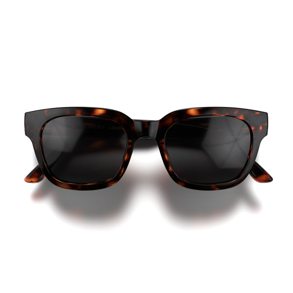 london mole Tricky sunglasses in gloss tortoiseshell