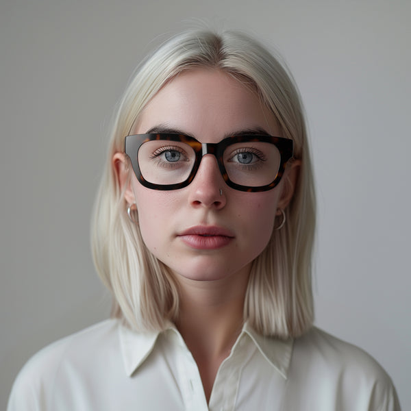 London Mole Vegas Reading Glasses In Gloss Tortoiseshell