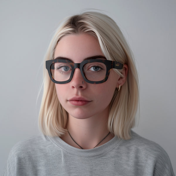 London Mole Vegas Reading Glasses In Rubberised Tortoiseshell