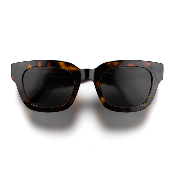 london mole Vegas sunglasses in gloss tortoiseshell