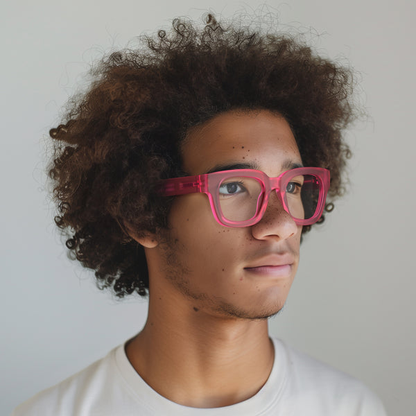 London Mole Vegas Zero's In Rubberised Fluorescent Transparent Pink