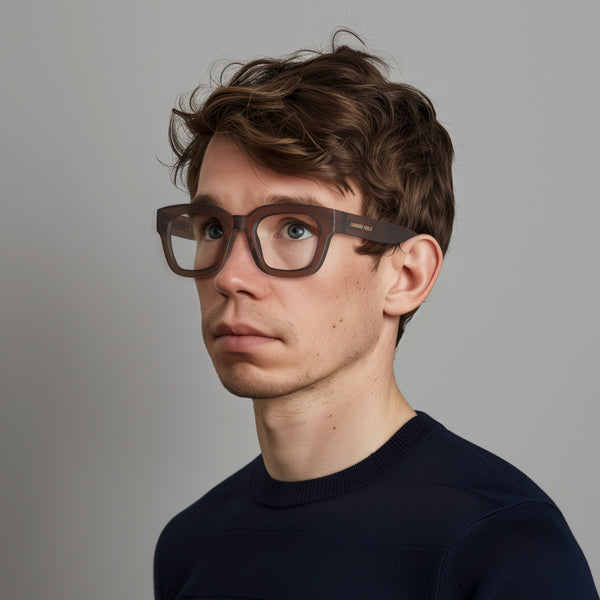 London Mole Vegas Zero's In Rubberised Transparent Brown