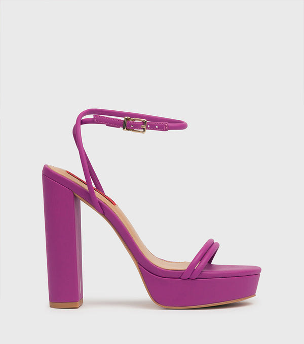 London Rebel Laura Pink Platform Sandal