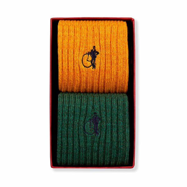 london sock company Holland Park Boot Socks 2-Pair Box