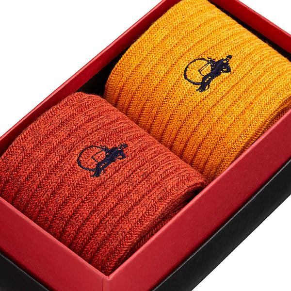 London Sock Company Hyde Park Boot Socks 2-Pair Box