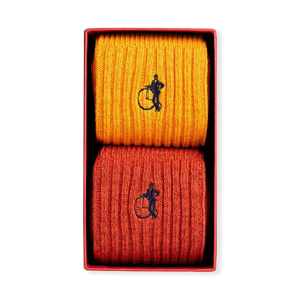 london sock company Hyde Park Boot Socks 2-Pair Box