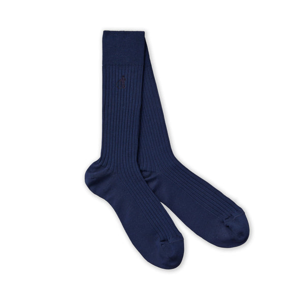 London Sock Company Dash Of Class Navy 6-Pair Box