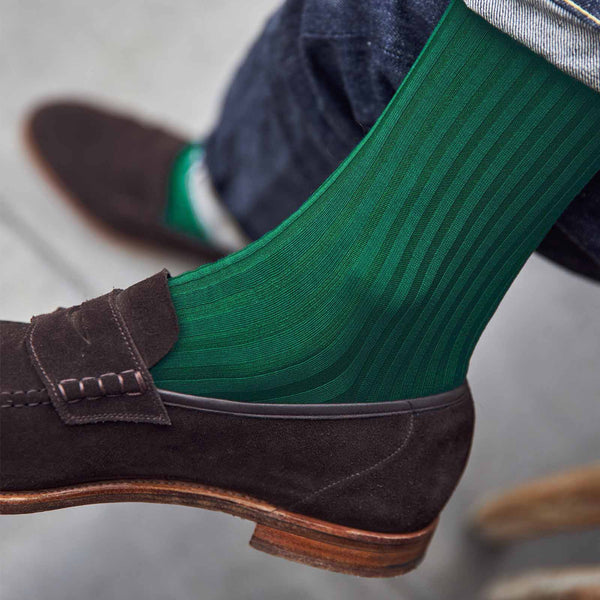 London Sock Company Green Simply Sartorial Socks