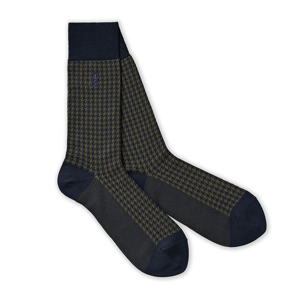london sock company Jermyn St. Houndstooth Socks
