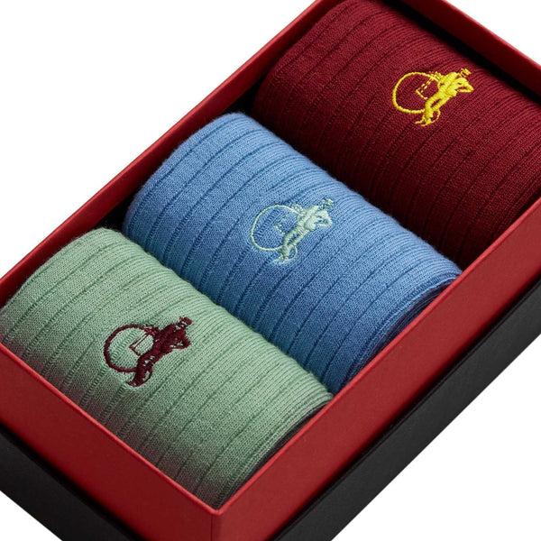 London Sock Company Melrose Classics 3-Pair Box