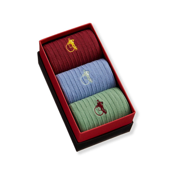 London Sock Company Melrose Classics 3-Pair Box