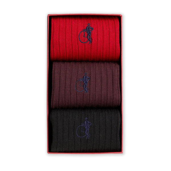 london sock company Merino Trio 3-Pair Box