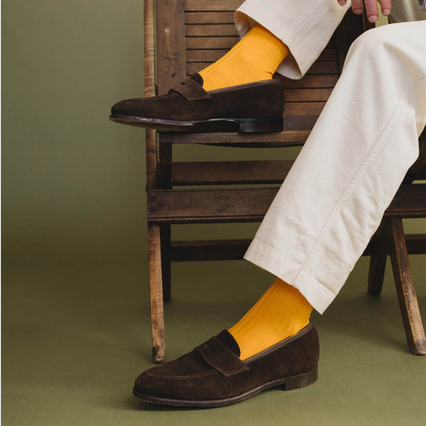 London Sock Company Mustard Simply Sartorial Socks