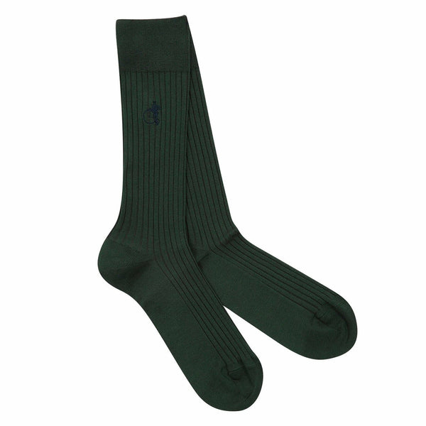 London Sock Company Olive Trio 3-Pair Box