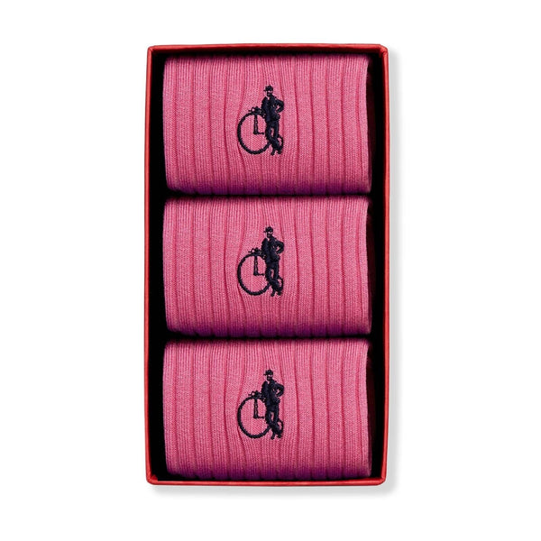 london sock company Pink Trio 3-pair Box
