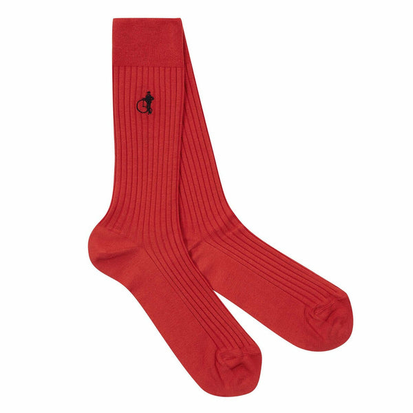 London Sock Company Red Simply Sartorial Socks