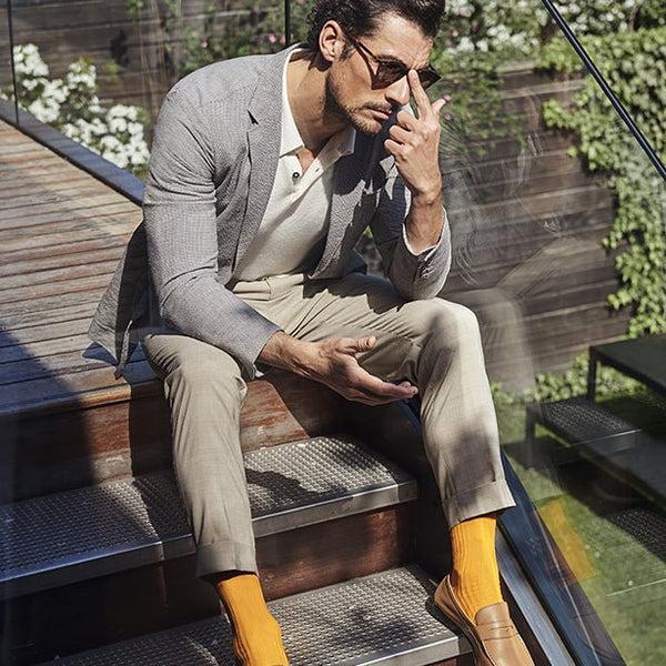 London Sock Company Saffron Trio 3-pair Box