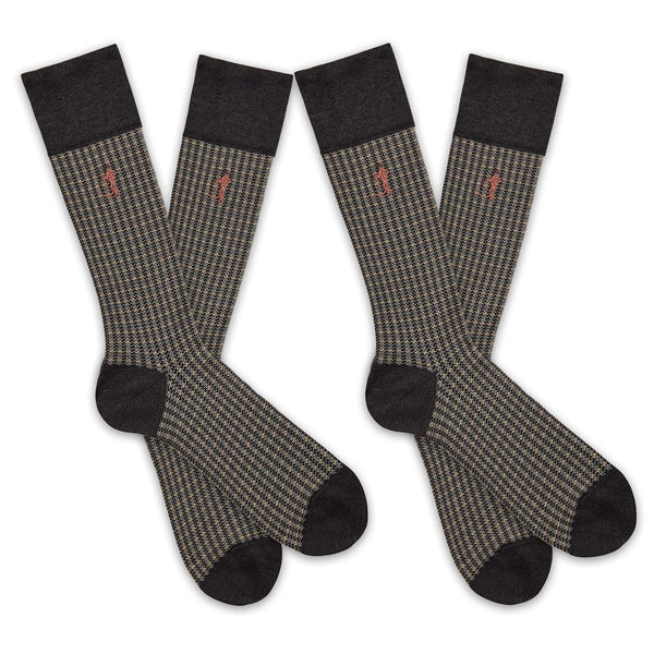 london sock company Shaken & Stirred 2-Pair Espresso
