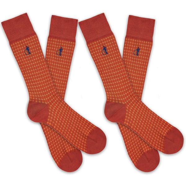 london sock company Shaken & Stirred 2-Pair Russet