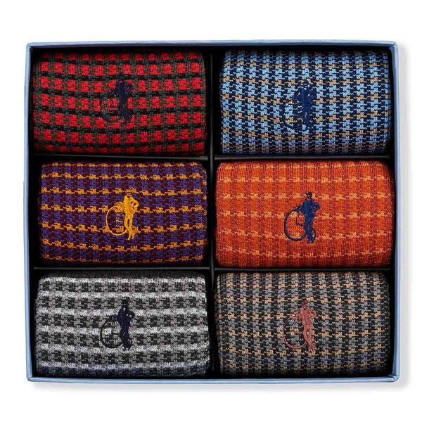 london sock company Shaken & Stirred 6-Pair Box