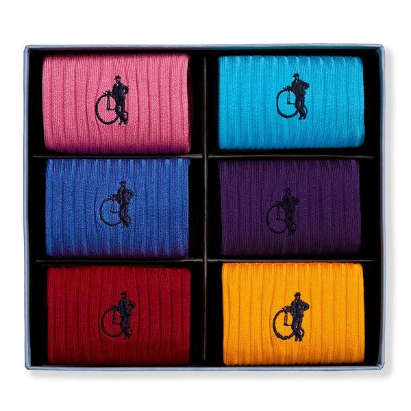 london sock company Simply Colourful 6-Pair Box