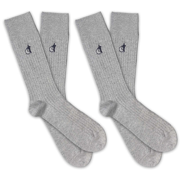 london sock company Simply Marl 2-Pair Soft Grey